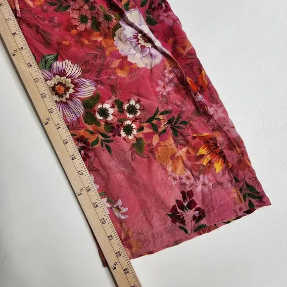 Johnny Was Bethia Cropped Floral Print Pajama Set Size XS - Picture 5 of 7
